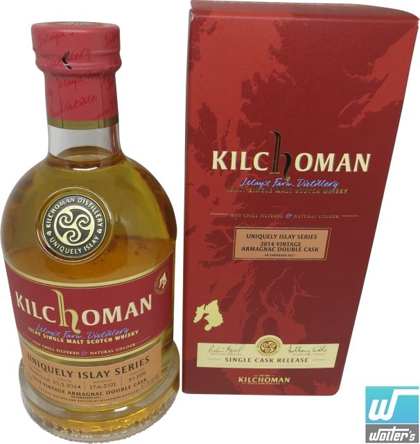 Kilchoman Vintage 2014 70cl Armagnac Cask 388 +389