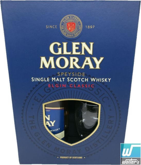 Glen Moray Elgin Classic 70cl Set mit 2 Gläsern