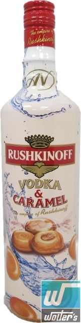 Rushkinoff Vodka & Caramell 100cl Rushkinoff Vodka & Caramell 100cl