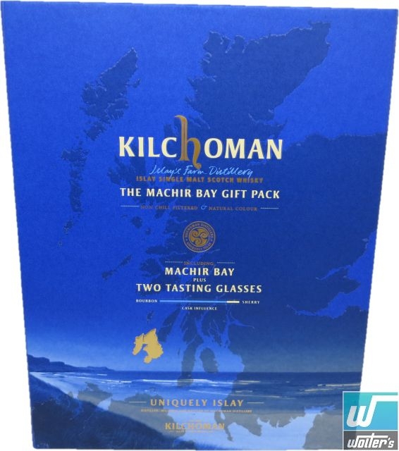 Kilchoman Machir Bay 70cl Geschenkset + 2 Gläser