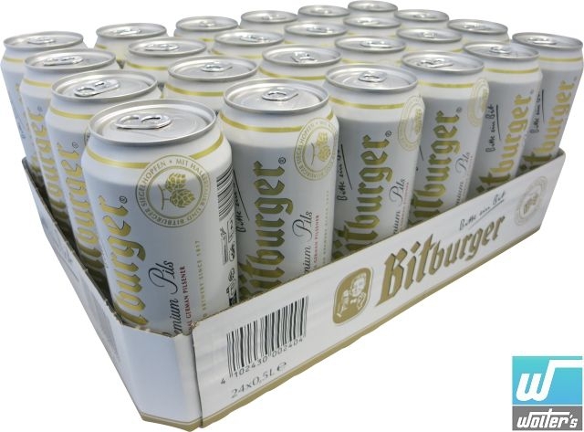 Bitburger Bier 24 x 50cl Dose