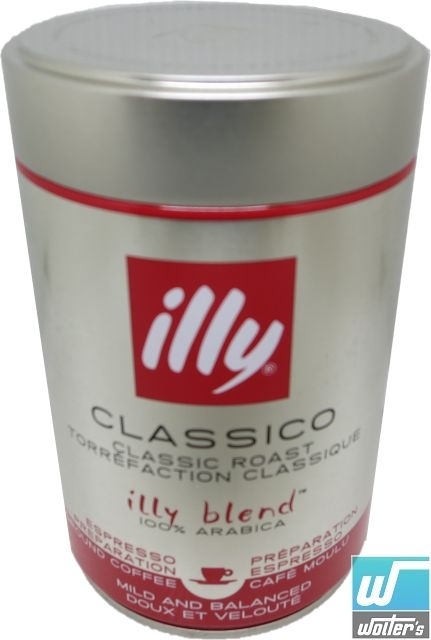 Illy Espresso Classico gemahlen 250g