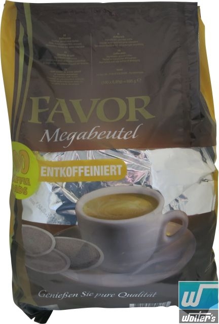 Favor Megabeutel Entcoffeiniert 100er Pads