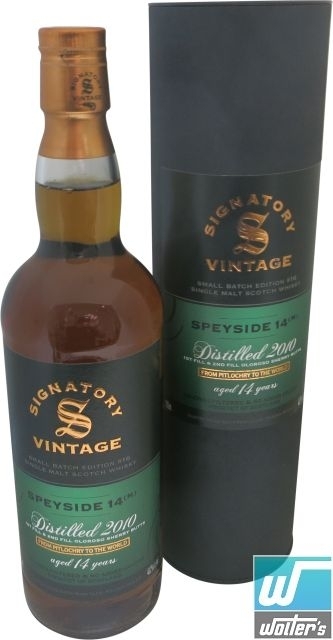 Signatory Vintage Secret Speyside 14y 2010 70cl Signatory Vintage Secret Speyside 14y 2010 70cl