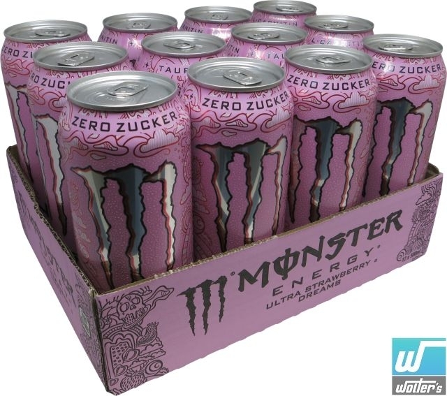 Monster Ultra Strawberry Dreams 12 x 50cl Monster Ultra Strawberry Dreams 12 x 50cl
