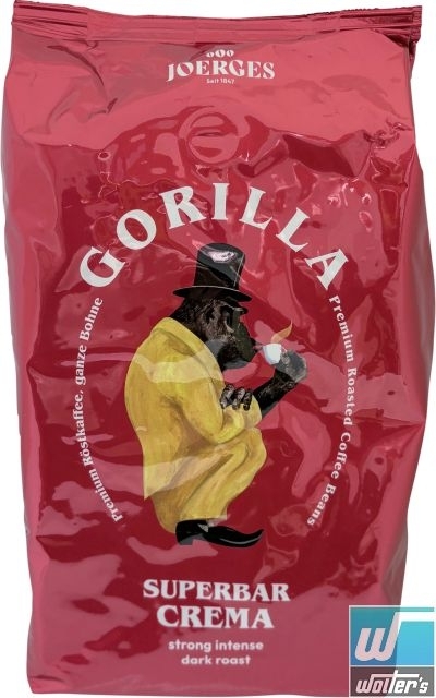 Gorilla Superbar Crema 1000g Bohnen