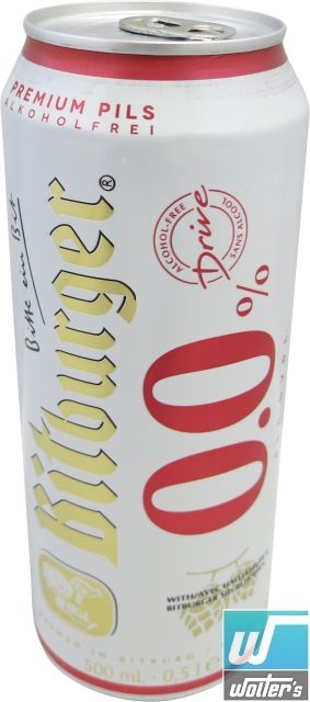 Bitburger Drive Alkoholfrei 0,0% 50cl Dose