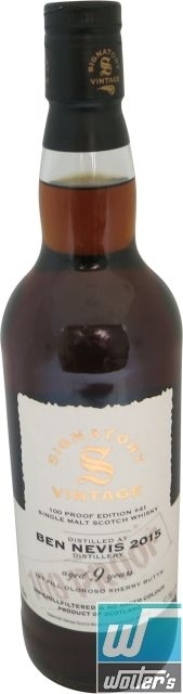 Signatory Vintage Ben Nevis 2015 9y 70cl Signatory Vintage Ben Nevis 2015 9y 70cl