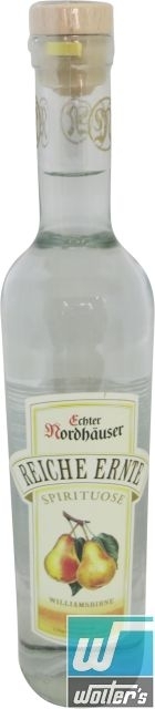 Echter Nordhäuser Reiche Ernte Williamsbirne 50cl Echter Nordhäuser Reiche Ernte Williamsbirne 50cl