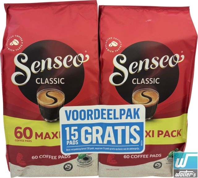 Senseo Classic 2 x 60er Pads 832g