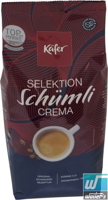 Käfer Selektion Schümli Crema 1000g Bohnen Käfer Selektion Schümli Crema 1000g Bohnen