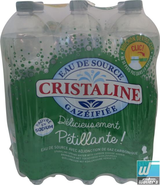 Cristaline Sprudel 6 x 150cl (grün) PET
