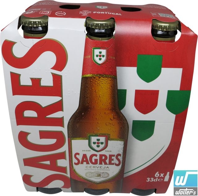 Sagres 6 x 33cl Flasche