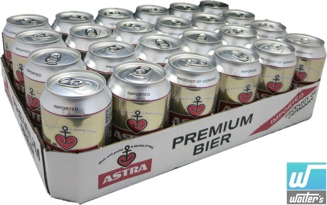 Astra Premium Bier 24 x 33cl Dose