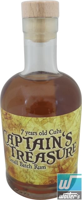 Captain's Treasure 7y Cuba Small Batch Rum 50cl