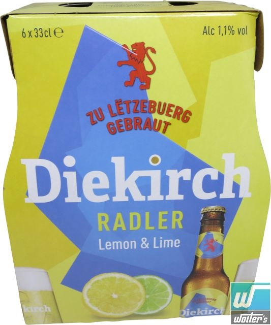 Diekirch Radler Lemon & Lime 6 x 33cl Flasche