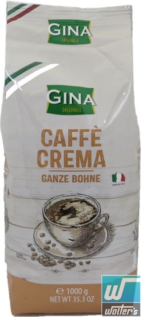 Gina Caffè Crema 1000g Bohnen