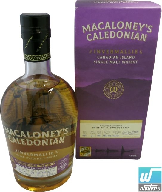 Macaloney's Invermallie Ex-Bourbon Cask 70cl