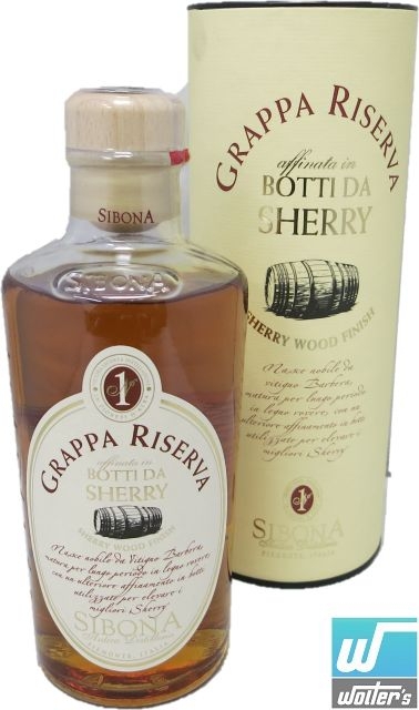 Grappa Sibona Aged in Sherry Wood 50cl