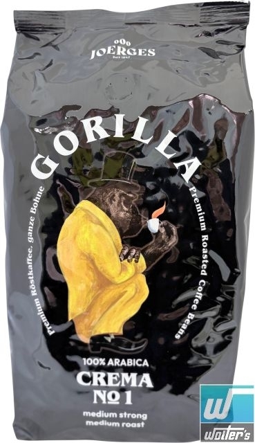 Gorilla Crema No. 1 100% Arabica 1000g Bohnen