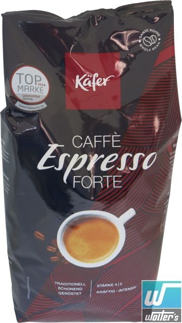 Käfer Espresso Forte kräftig intensiv 1000g Käfer Espresso Forte kräftig intensiv 1000g