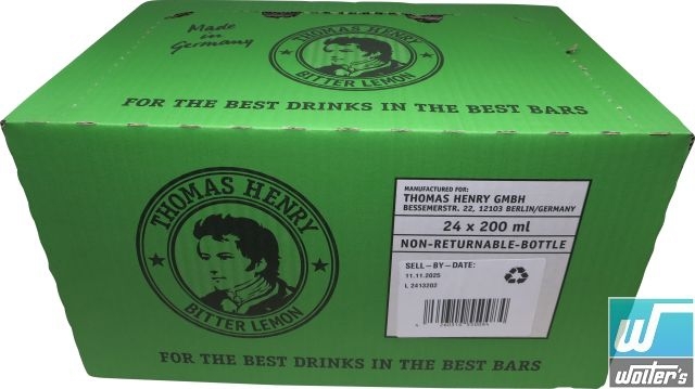 Thomas Henry Bitter Lemon 24 x 20cl