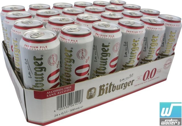 Bitburger Drive Alkoholfrei 0,0% 24 x 50cl Dose