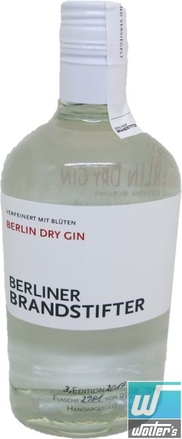Berliner Brandstifter Gin 70cl
