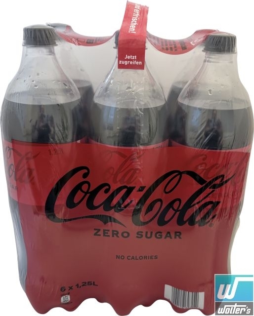 Coca Cola Zero 6 x 125cl PET