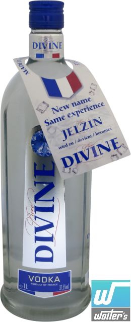 Divine (Jelzin) Vodka 100cl
