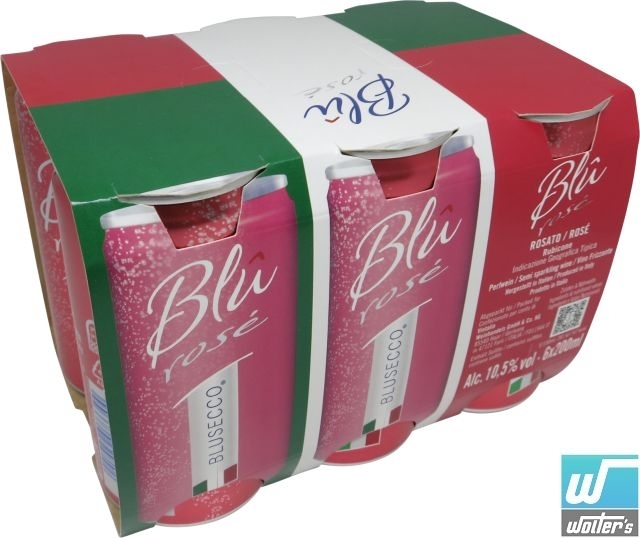 Blû Secco Rosé 6 x 20cl Dose