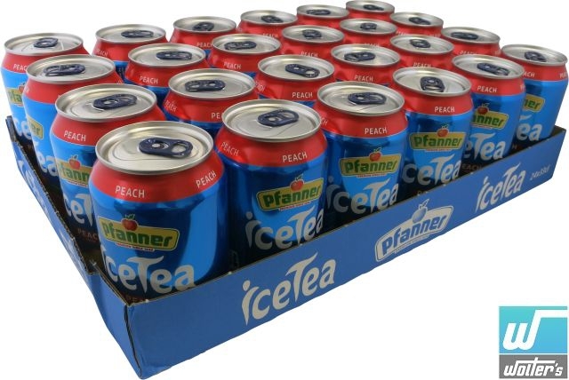 Pfanner Eistee Pfirsich 24 x 33cl Dose