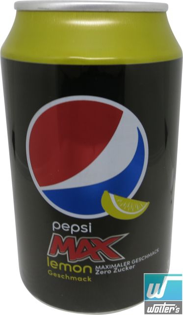 Pepsi Max Lemon 33cl Dose