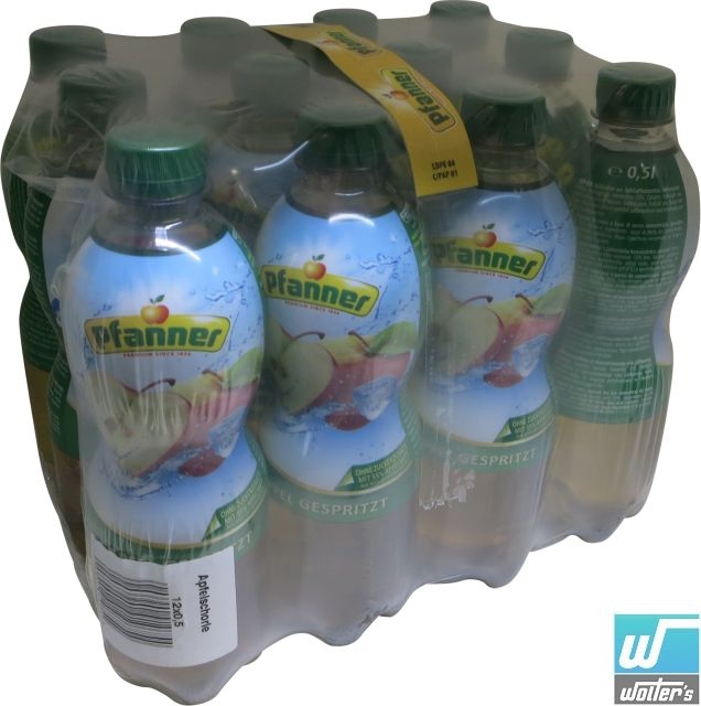 Pfanner Apfelschorle 12 x 50cl PET Flasche Pfanner Apfelschorle 12 x 50cl PET Flasche