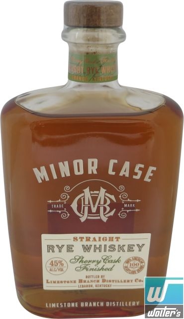 Minor Case Straight Rye Sherry Cask Finished 70cl