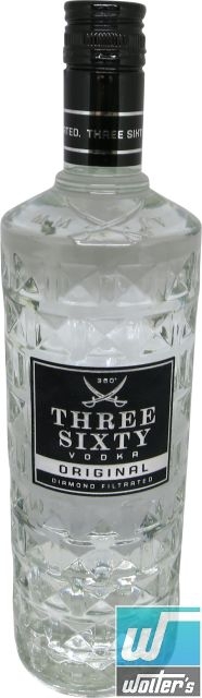 Three Sixty Vodka Original 100cl