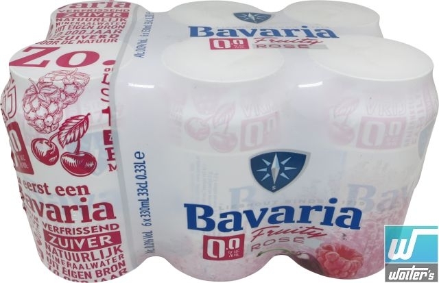 Bavaria Fruity Rose 0,0% 6 x 33cl Dose