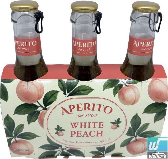 Aperito White Peach 3 x 20cl