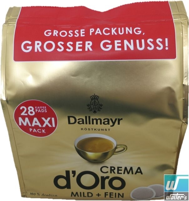 Dallmayr Pads Crema d'Oro Mild & Fein 196g
