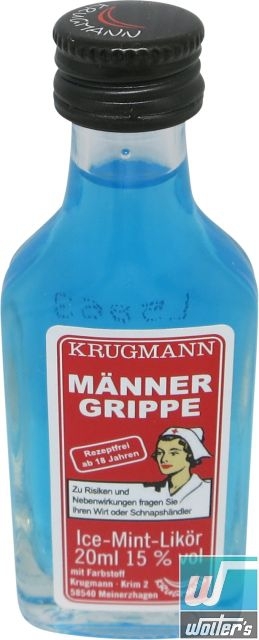 Männergrippe Ice-Mint Likör 2cl Männergrippe Ice-Mint Likör 2cl