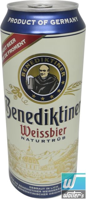 Benediktiner Weissbier 24 x 0,5l Dose