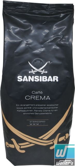 Sansibar Caffe Crema 1000g Bohnen