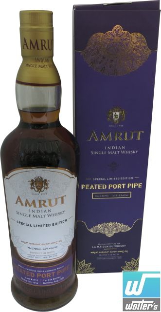 Amrut Peated Port Pipe 2014 Cask 2713 70cl