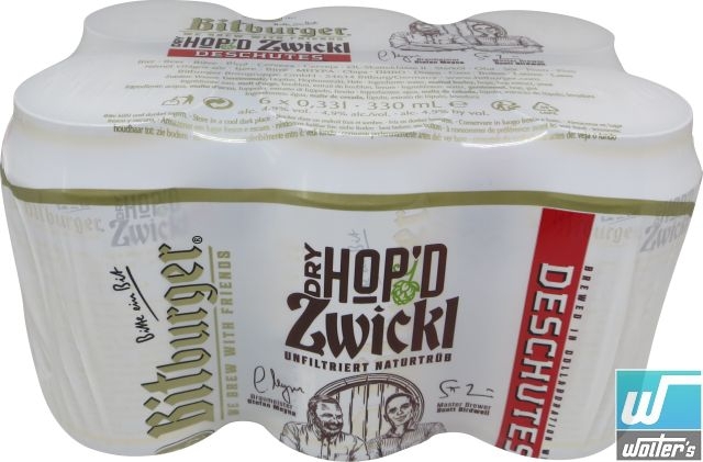 Bitburger Dry Hop'd Zwickl 6 x 33cl